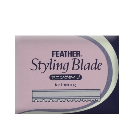 Rasiermesser Feather Effilier Ersatzklingen (10St) (rosa)