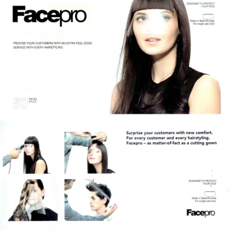 Face Pro Einweg-Gesichtsschutz zum Kleben 50 Stück