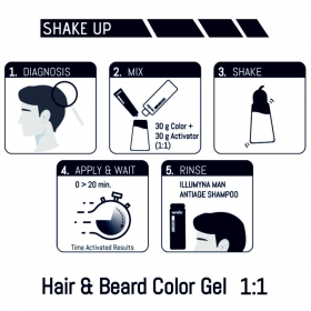 Shake Up H2O2 für Haarfarbe / Bartfarbe